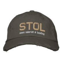 Despegue corto y aterrizaje del STOL Gorras Bordadas
