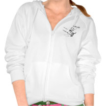 ¡Despegue! la sudadera con capucha de las mujeres