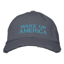 despierte AMÉRICA Gorra De Béisbol Bordada