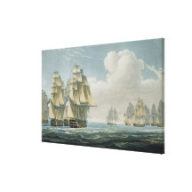 Después de la batalla de Trafalgar, el 21 de octub Lona Envuelta Para Galerías