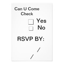 después de la invitación: TARJETAS DE RSVP