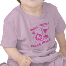 Destella ropa divertida del bebé de la camiseta in