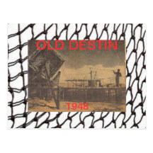 DESTIN VIEJO LA FLORIDA POSTCARD~BEN MARLER CON LA POSTAL
