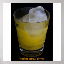 Destornillador de la vodka posters