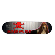 DESTROCE o muera cubierta de Basset Hound Patines