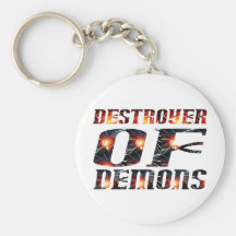 Destructor de demonios llavero personalizado
