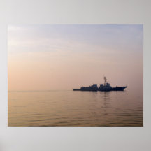 Destructor USS Farragut (DDG 99) del misil teledir Posters
