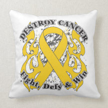 Destruya al cáncer de la niñez almohadas