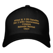 Det 2 165o Quartermaster Company Gorra Bordada