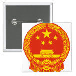 Detalle del escudo de armas de China Pins