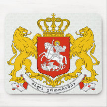 Detalle del escudo de armas de Georgia Tapete De Raton