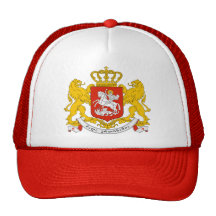 Detalle del escudo de armas de Georgia Gorro