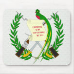 Detalle del escudo de armas de Guatemala Alfombrillas De Ratones