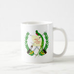 Detalle del escudo de armas de Guatemala Taza De Café