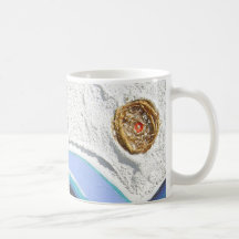 detalle del shaman del oro taza de café