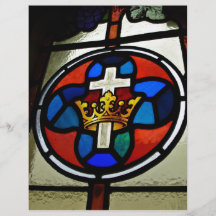 Detalle del vitral tarjetas publicitarias