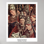 Detalle místico del cordero de Huberto Van Eyck Impresiones