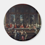 Detalle oriental del banquete de Platzer Juan Jorg Iman