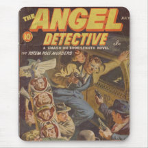 Detective Mousepad del ángel Tapetes De Raton