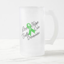 Determinación verde de la esperanza del amor de la tazas de café