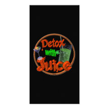 Detox con el jugo en 100+ productos tarjeta con foto personalizada