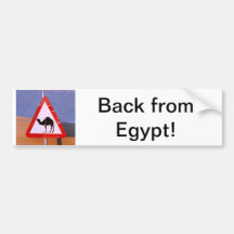 Detrás de Egipto Pegatina De Parachoque