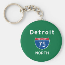 Detroit 75 llaveros