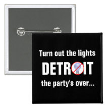 Detroit: El fiesta encima Pin
