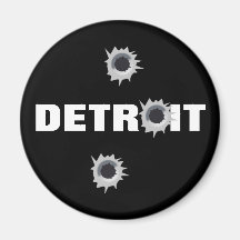 Detroit Imán De Frigorífico