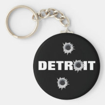 Detroit Llavero Personalizado