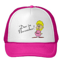 Deuda en noviembre (mujer embarazada) gorras