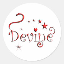 Devine Etiquetas Redondas
