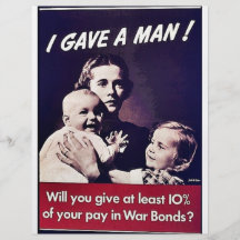 ¡Di a un hombre! Tarjetas Publicitarias