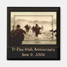 Día D 65.o aniversario 6 de junio de 2009 Imán Para Frigorífico