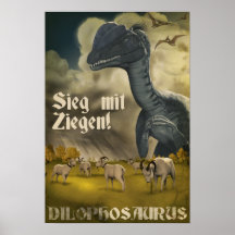 Día D de Dino: Dilophosaurus Poster