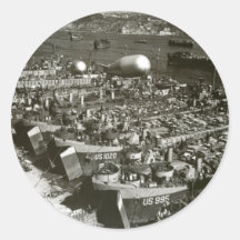 Día D de WWII en Francia meridional Pegatinas