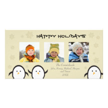 Día de fiesta caprichoso Photocard (plata) de los  Tarjeta Con Foto Personalizada