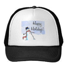 DÍA DE FIESTA FELIZ APPARREL DEL NAVIDAD GORRA