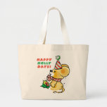 Día de fiesta feliz de los días del acebo del perr bolsas