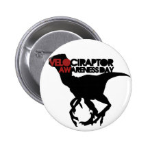 Día de la conciencia del Velociraptor Pin