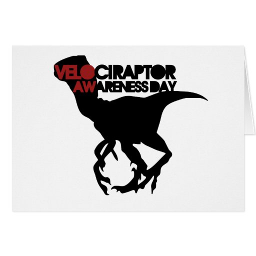 Día de la conciencia del Velociraptor Tarjetas