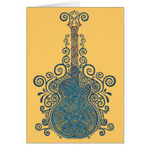 Día de la guitarra muerta felicitación