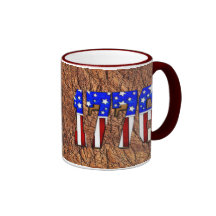 Día de la Independencia 1776 de los E.E.U.U. Tazas De Café