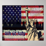 Día de la Independencia de poster de Estados Unido