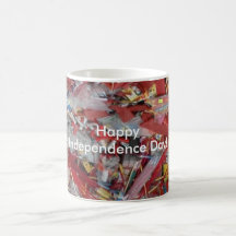 ¡Día de la Independencia feliz! Taza De Café