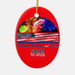 Día de la Independencia Ornamentos De Navidad