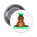 ¡Día de la marmota feliz! Pin