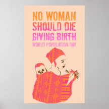 Día de la población de mundo - poster inspirado