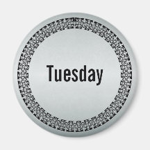 Día de la semana martes imanes de nevera