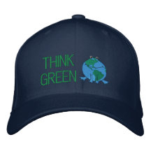Día de la Tierra ambiental Gorros Bordados